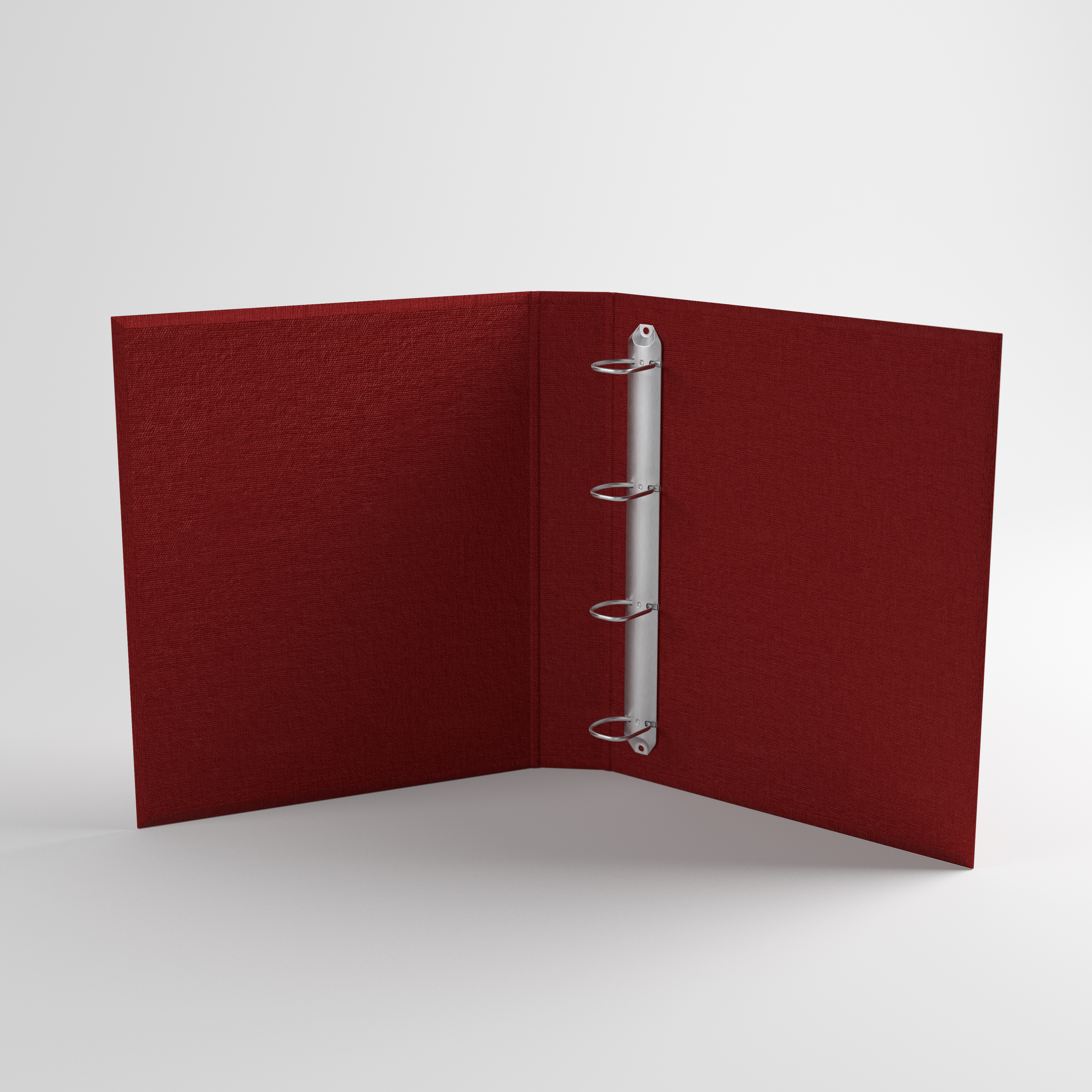 Ringband Rood met een stoer reliëf