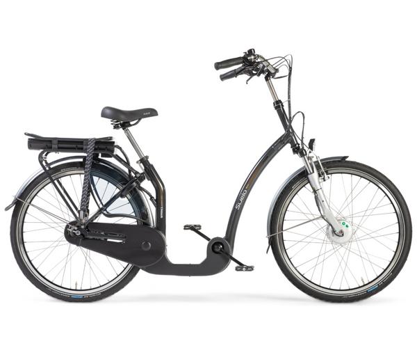 Lintech Suelo E 7-spd zwart-grijs lage instap balans fiets