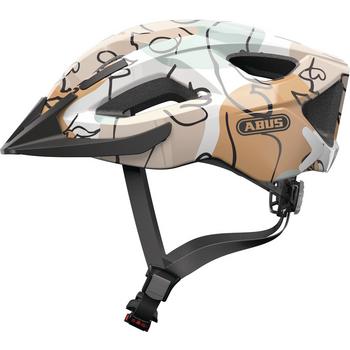 Abus Aduro 2.0 S beige silhouette MTB helm