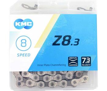 KMC ketting Z8 silver/grey 114s
