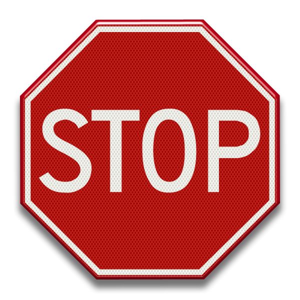 Verkeersbord RVV - B07 Stop en verleen voorrang aan bestuurders