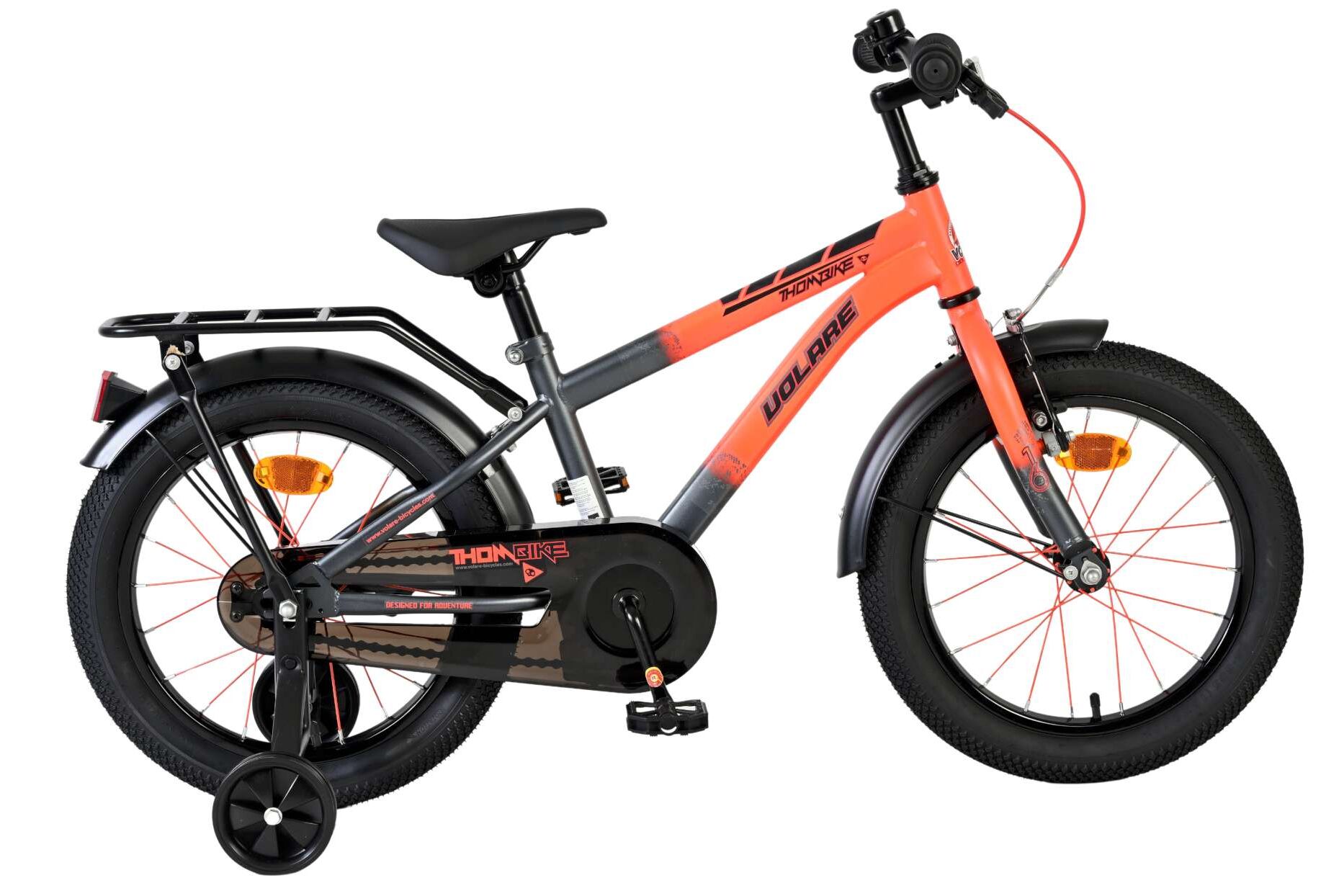 Volare Thombike oranje-grijs 16inch Jongensfiets