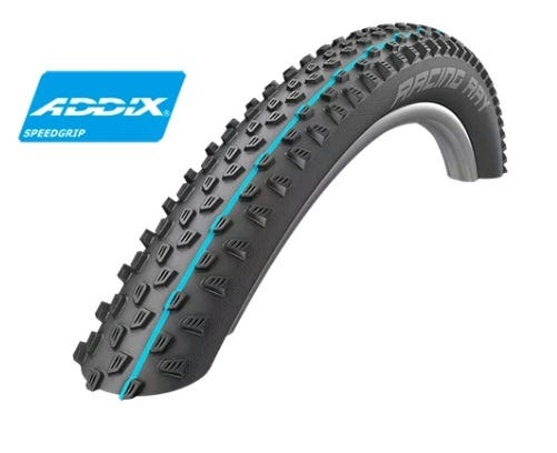 Schwalbe bub racing ray 29x2.25 57-662 vouw tle zw