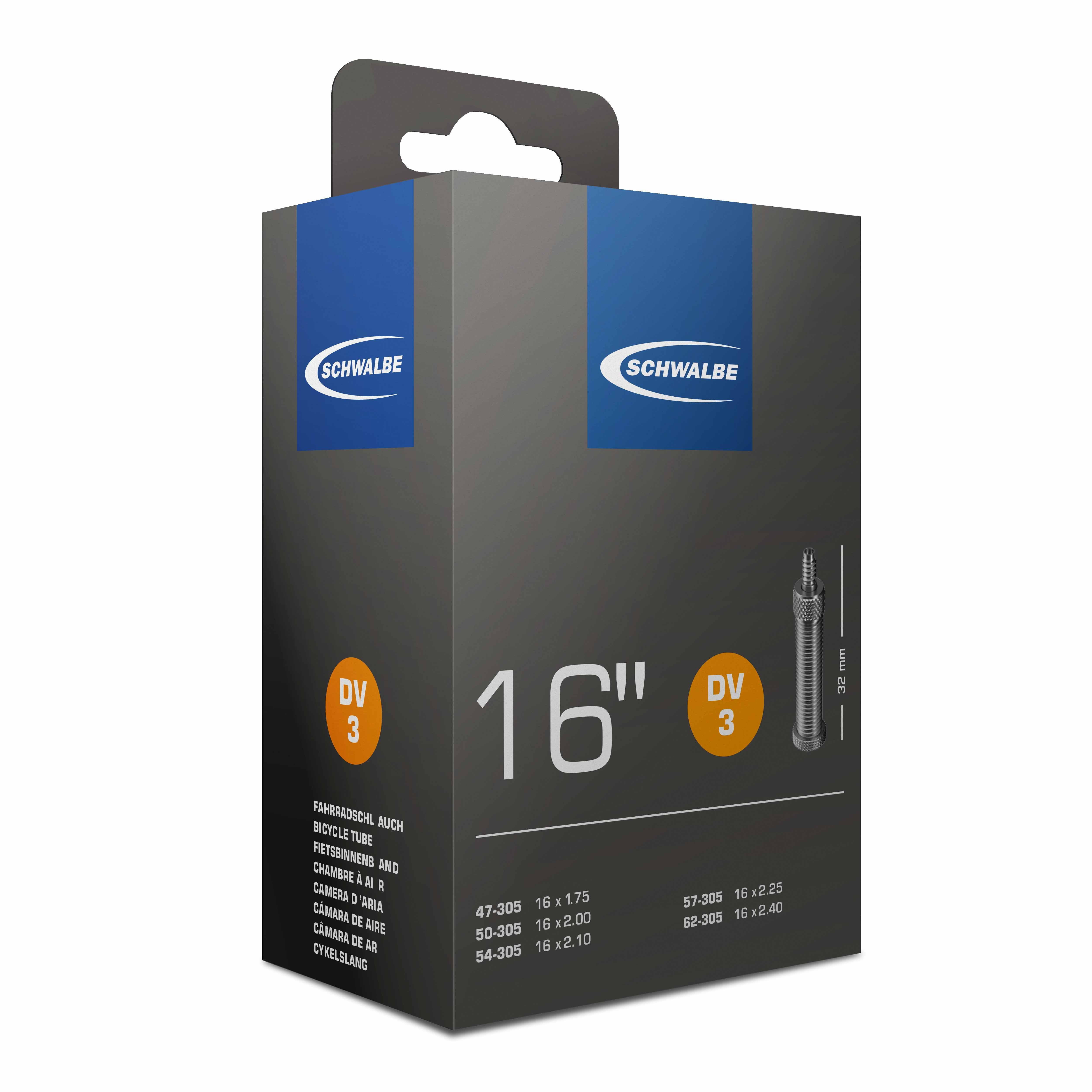 Schwalbe bib 16x1.75-2.50 blitz 32mm 47/62-305 (dv
