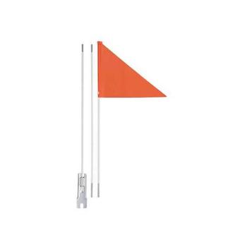 Icetoolz vlag fiber oranje 150cm deelbaar