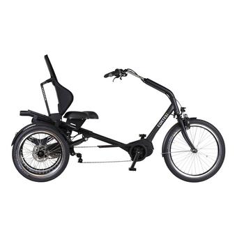 Huka Cortes Comfort deluxe 8-speed Bafang matzwart elektrische volwassen driewieler