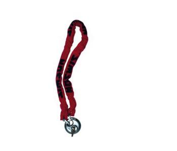 Simson kettingslot strong l 100cm/5,5mm zwart/rood