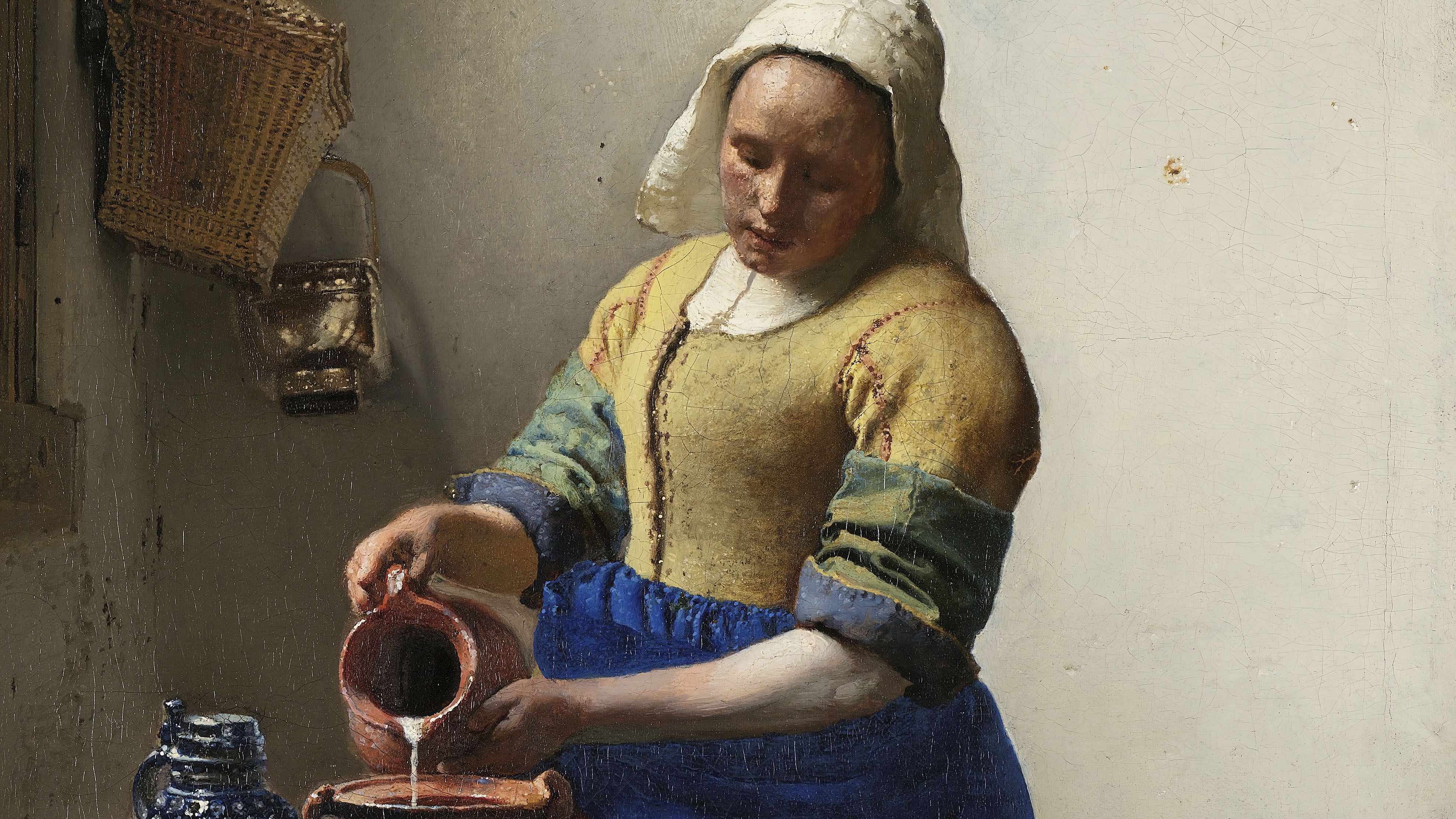 Het Melkmeisje van Johannes Vermeer