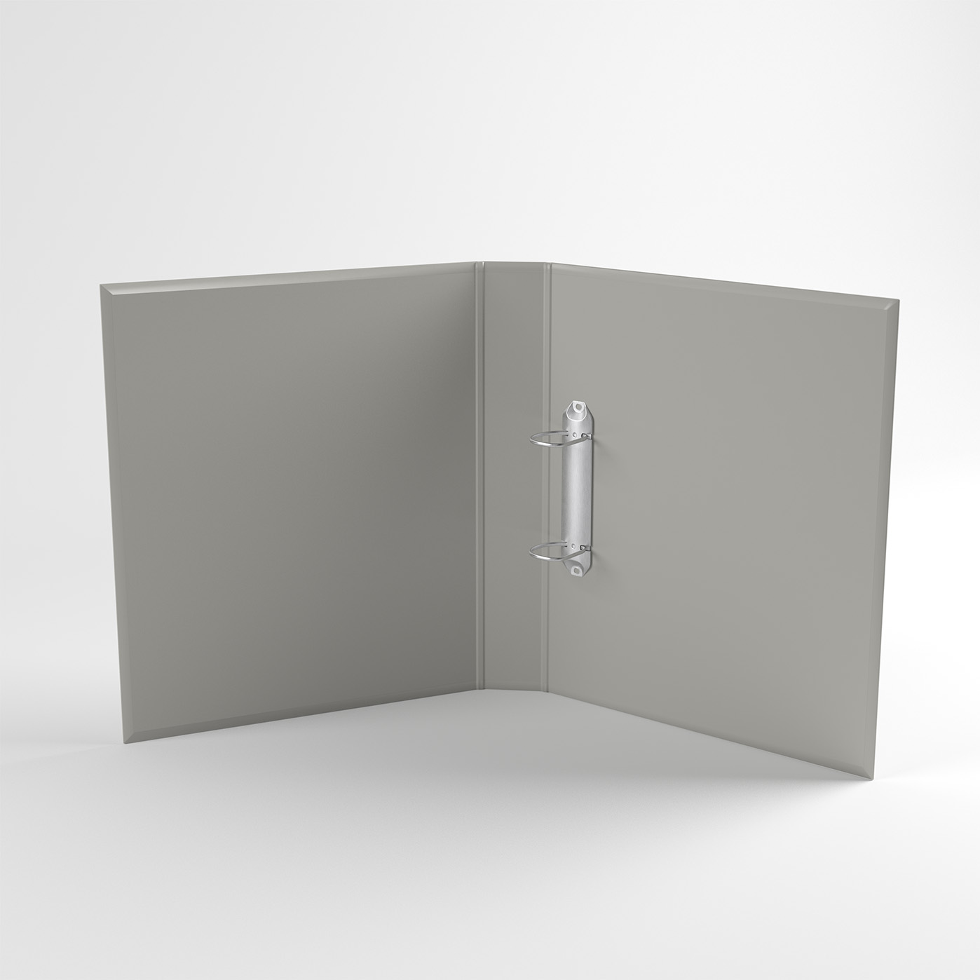 Ringband Antraciet Grijs licht generfde zachte folie