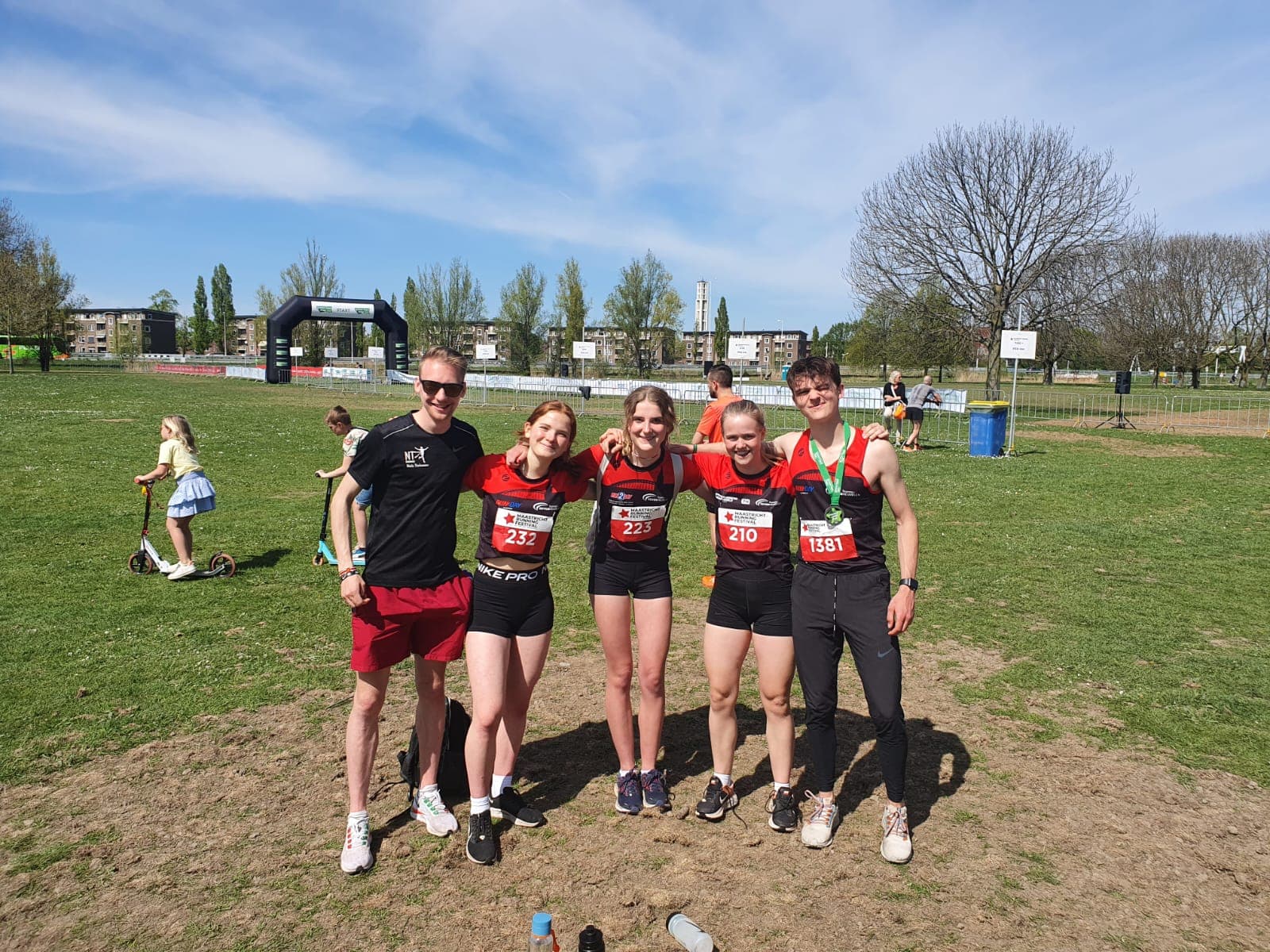 Jeugd wegwedstrijd Maastricht