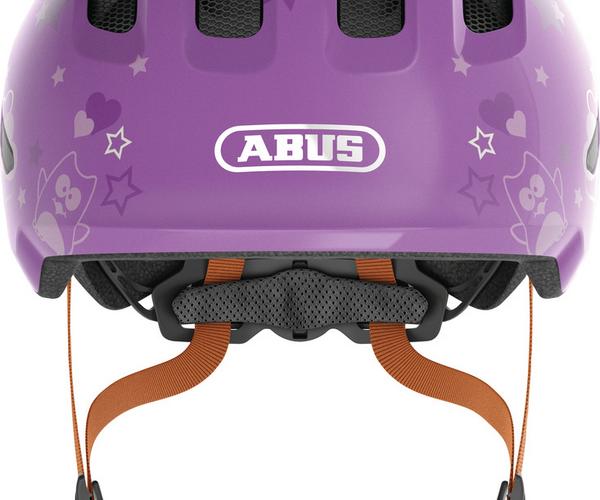 Abus Smiley 3.0 S purple star shiny kinder helm 2