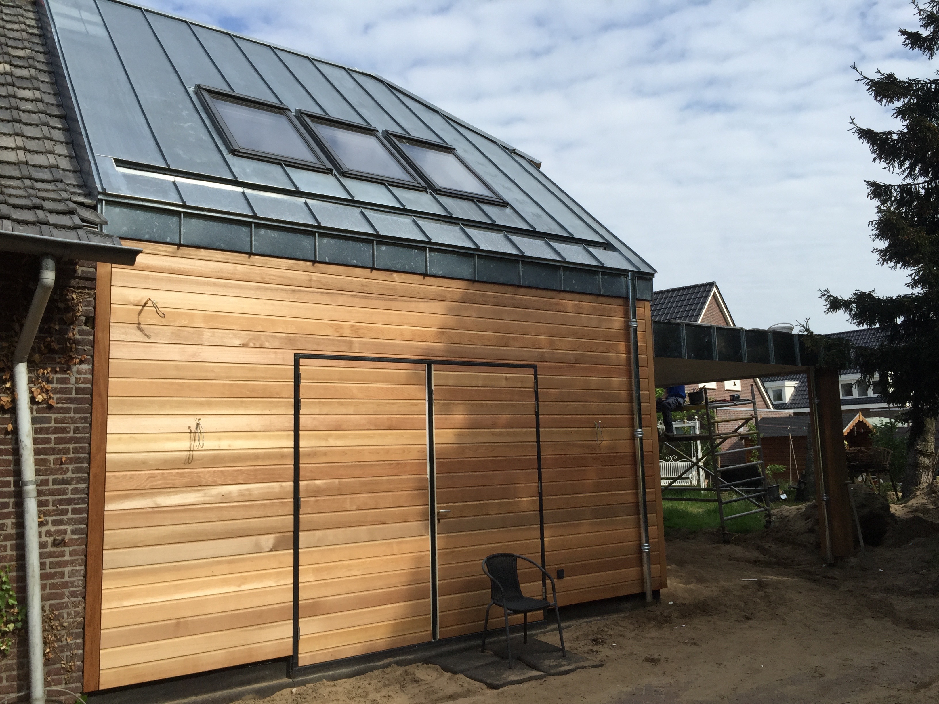 Aanbouw woning te Nieuw-Bergen (L)