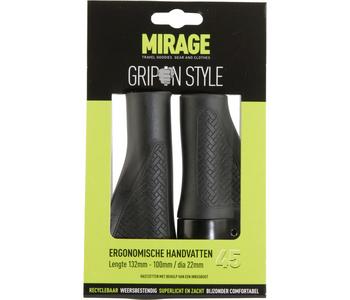 Mirage handvatten Grips in Style 45 zwart 132/100mm