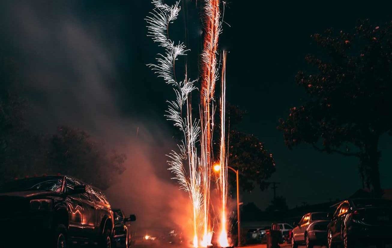 Car damage due to fireworks? Try this.