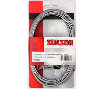 Simson remkabel Nexus Rollerbrake br-im85/81/55/45 zilver
