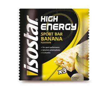 Isostar high energy reep banaan 3x40gr