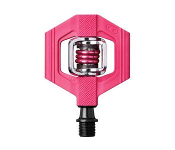 Crankbrothers pedaal candy 1 roze / roze veer