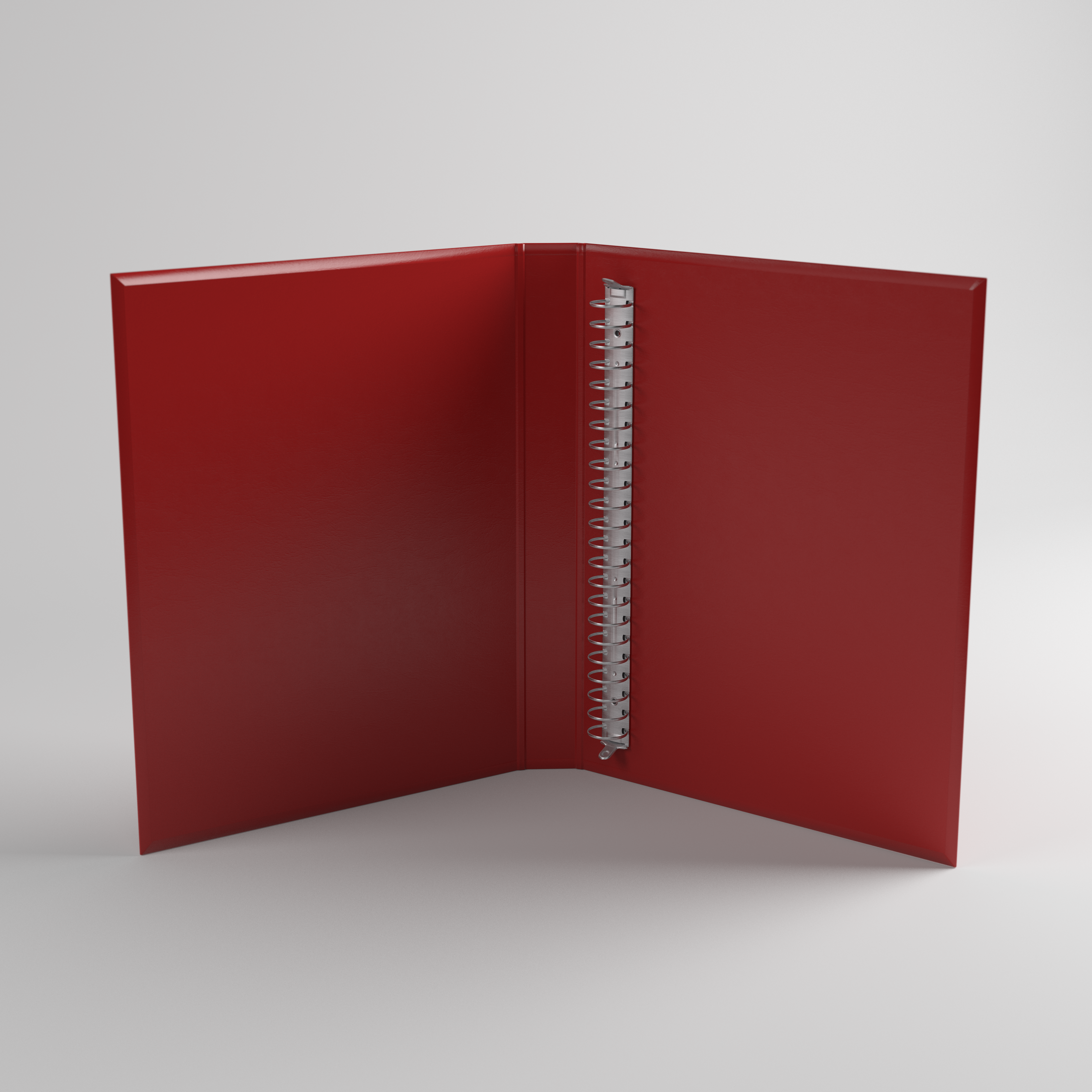 Multomap Helder Rood  licht generfde zachte folie