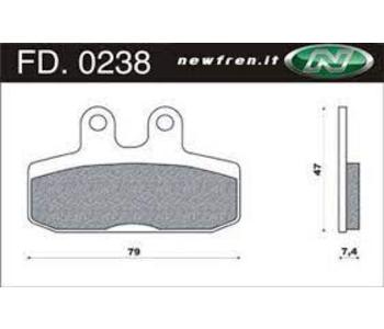 Remblokset Newfren FD0238 Honda Bali