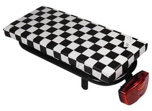 Hoodie Cushie black checker