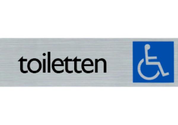Invaliden toilettten klein