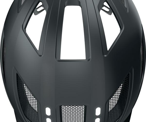 Abus Hyban 2.0 LED L signal black fiets helm 4