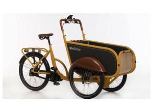 Soci.bike Family Cargo okergeel elektrische bakfiets