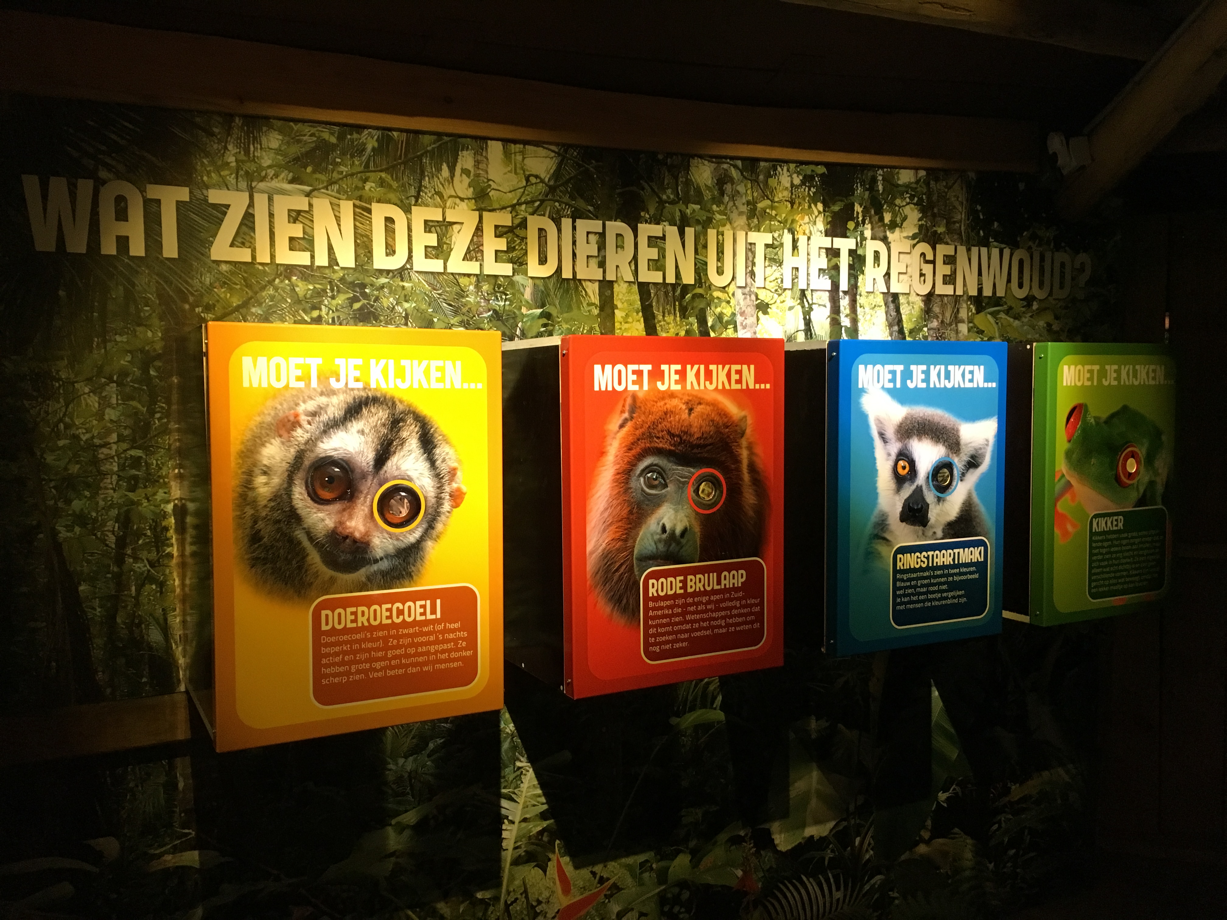 Informatiepanelen dierentuin - sublimatie