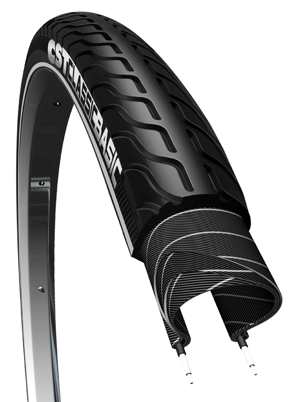 Cst bub 28x1 3/8 37-622 refl classic basic zwart