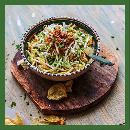 Recept: smaakvolle saoto Gesontu stijl