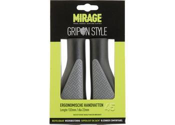 Mirage handvatten Grips in Style 45 zwart/grijs 132/132mm