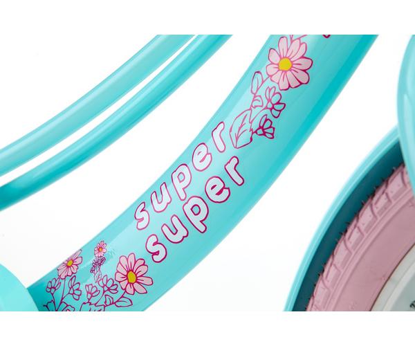 SuperSuper Lola 18inch mint-roze meisjes Transportfiets 4