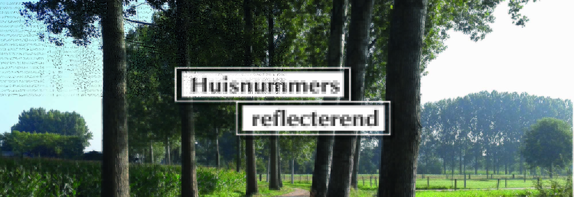 Huisnummers reflecterend - huisnummerborden buitengebied