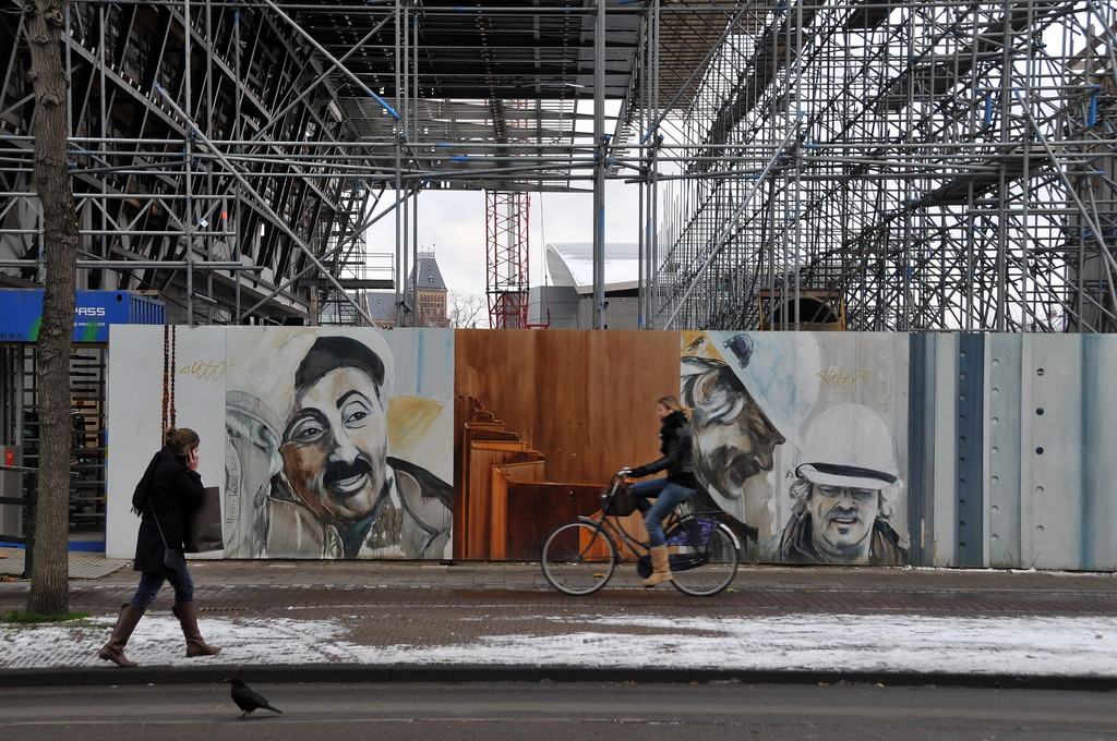 Afbeelding op schutting - schuttingfoto's schuttingdecoratie tuindecoratie bouwschutting