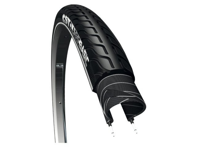 Cst bub 24x1 3/8 37-540 refl classic basic zwart