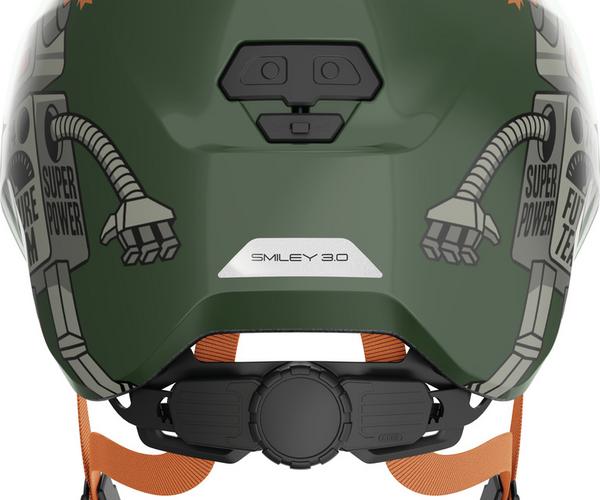 Abus Smiley 3.0 M green robo shiny kinder helm 3