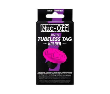 Muc-off tubeless secure tag mount zwart/roze