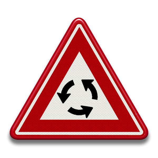 Verkeersbord RVV - J09 Rotonde