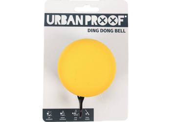 Urban Proof bel Ding Dong 60mm mat grijs / okergeel
