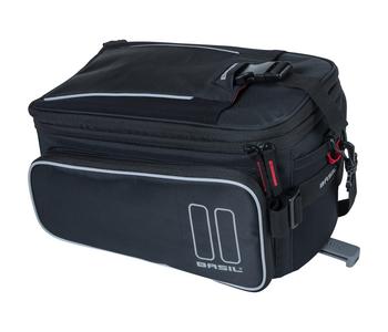 Basil bagagedragertas Sport design trunkbag zwart MIK 7-15L