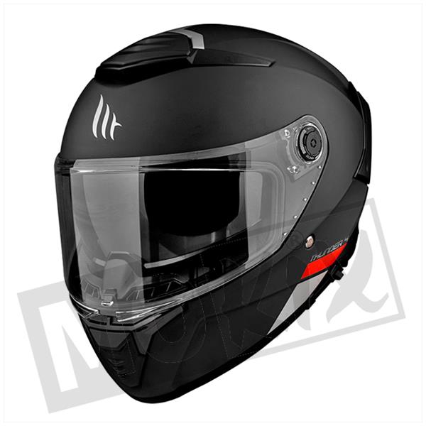 Helm MT Thunder 4 Solid integraal helm zwart glanzend S/M/L/XL/XXL | 2 Drive