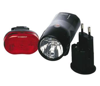 LAMP V+A CORDO HALOGEEN OPLAADBAAR + LED ACHTERLIC