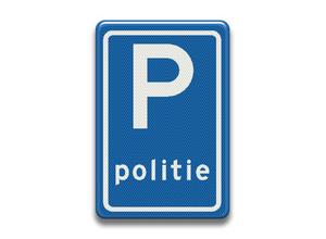 Verkeersbord RVV - E08l Parkeergelegenheid voor politie