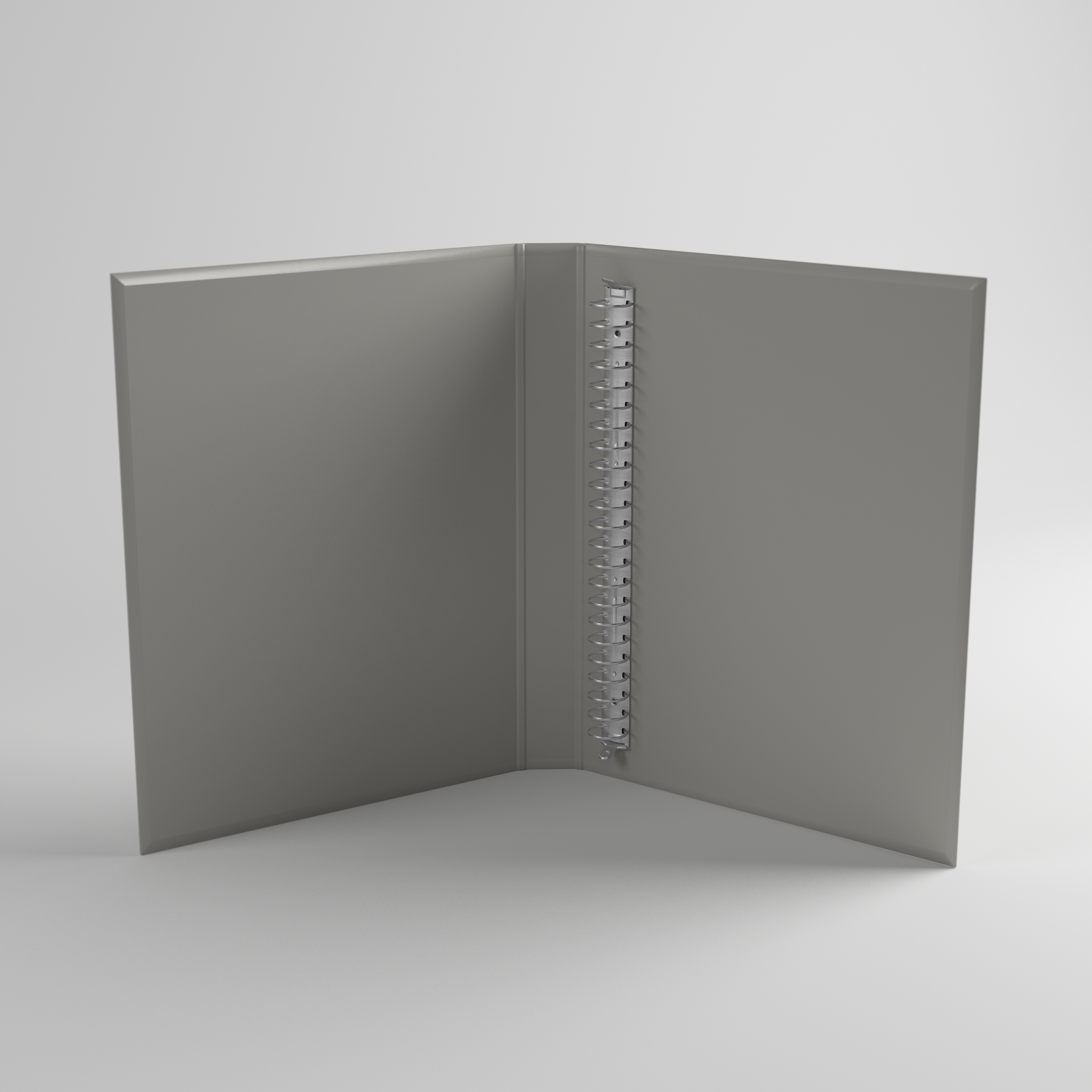 Multomap Antraciet Grijs licht generfde zachte folie