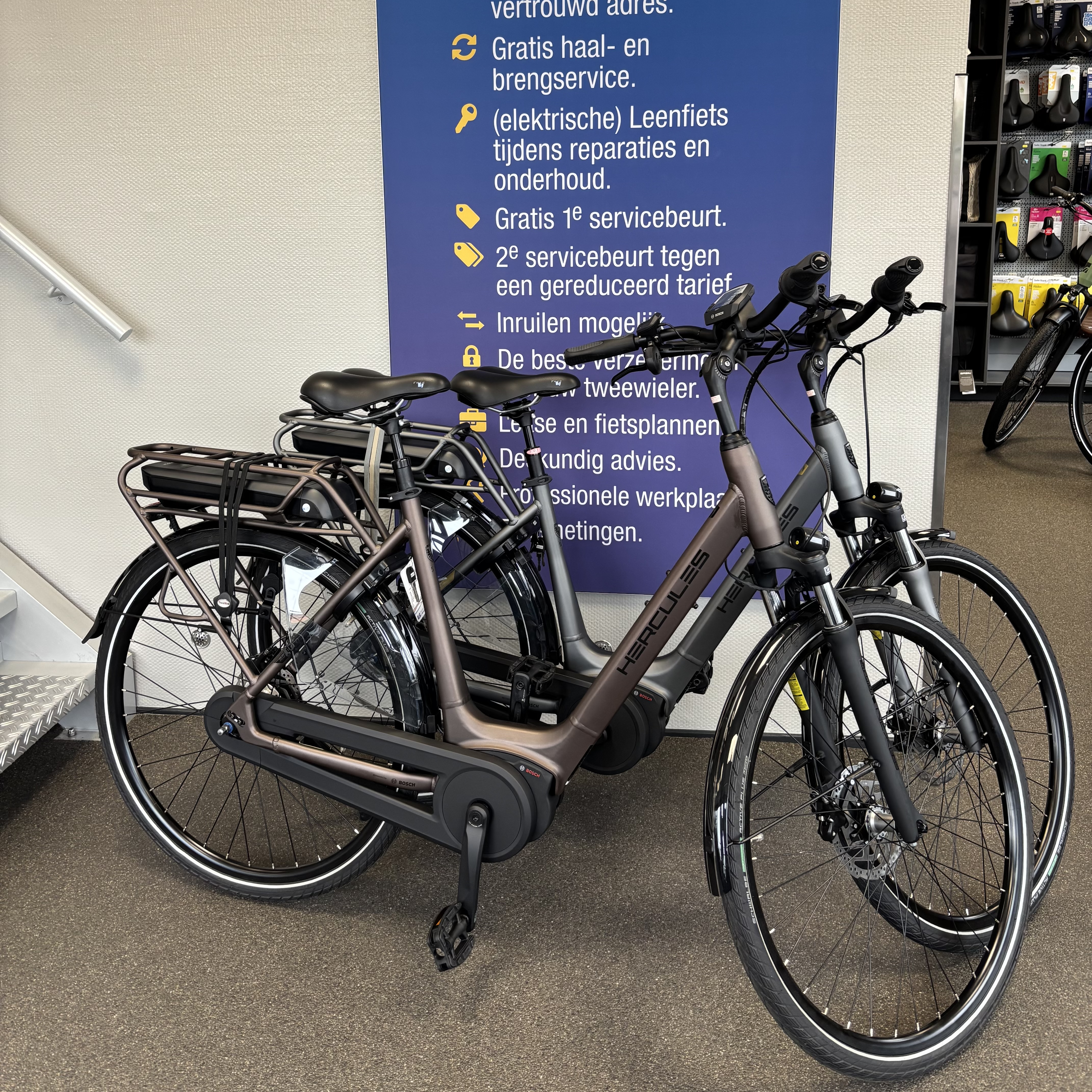 Hercules Montfoort F7 ketting - 500Wh accu upgrade