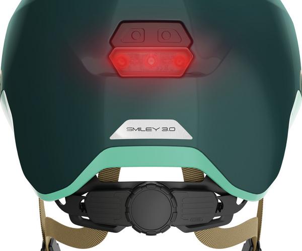 Abus Smiley 3.0 ACE LED S royal green kinder helm 3