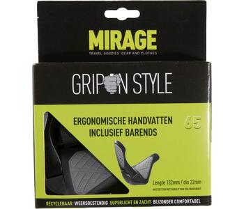 Mirage handvatten Grips in Style 65 zwart/grijs me