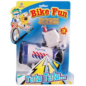 Bike Fun Sirene Politie Met Micro