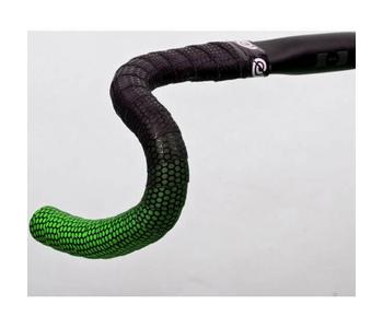 Bike Ribbon Stuurlint Silicon Grade Plus Zwart - Groen