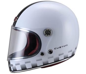 Intergraal helm L wit/zwart